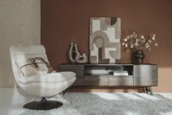 Tower Living Marano Fauteuil - Harmony 02 almond white (draaibaar)
