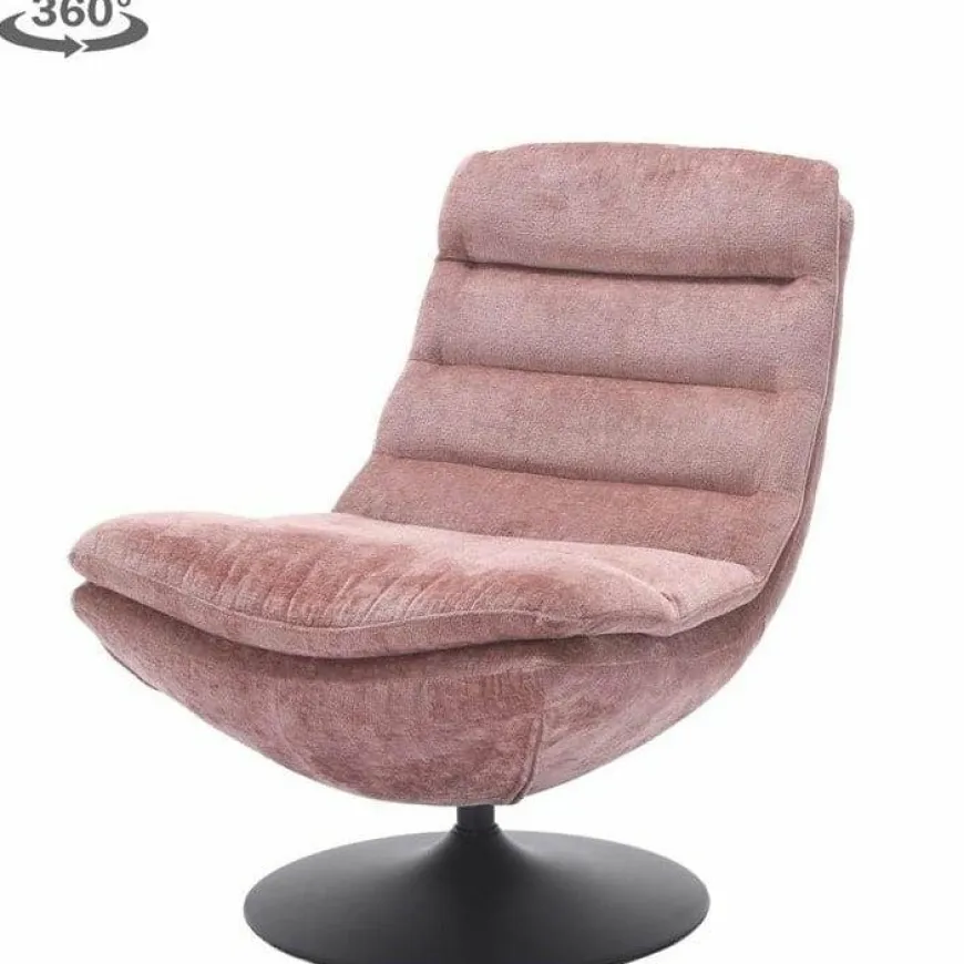 Tower Living Marano Fauteuil - Harmony 63 peachy pink (draaibaar)