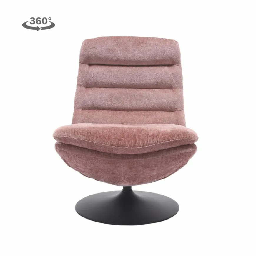 Tower Living Marano Fauteuil - Harmony 63 peachy pink (draaibaar)