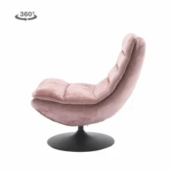 Tower Living Marano Fauteuil - Harmony 63 peachy pink (draaibaar)