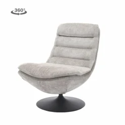 Tower Living Marano Fauteuil - Harmony 04 ice grey (draaibaar)