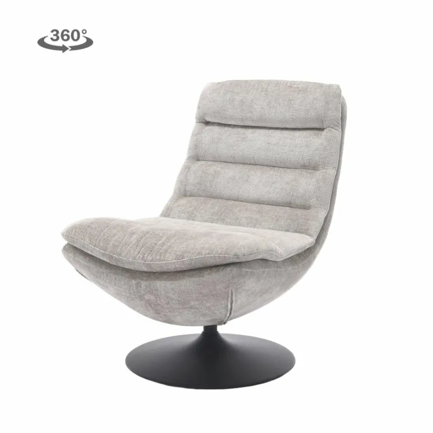 Tower Living Marano Fauteuil - Harmony 04 ice grey (draaibaar)