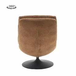 Tower Living Marano Fauteuil - Harmony 56 caramel brown (draaibaar)