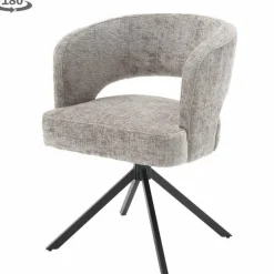Tower Living Mura Armstoel - fabric Haga 09 silver (draaibaar)