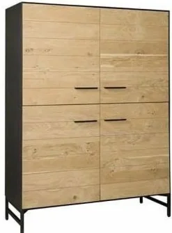 Tower Living Opbergkast Lido 4 deurs – 115 cm
