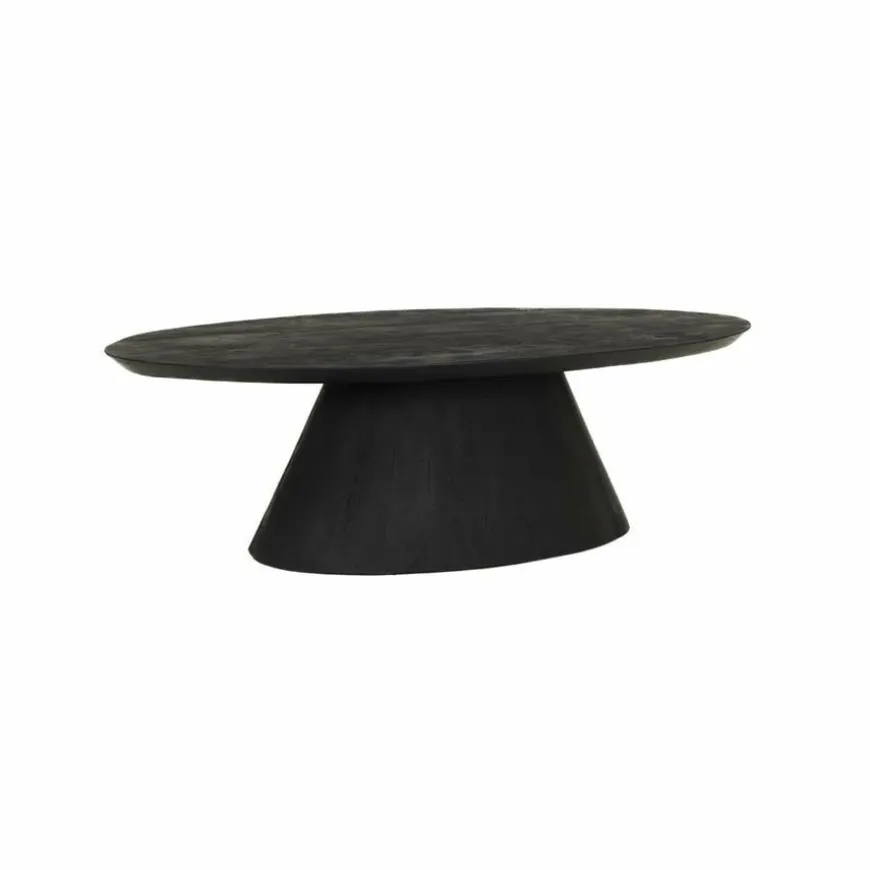 Tower Living Premana Salontafel zwart ovaal 135 cm
