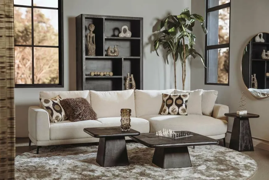Tower Living Prescot 2 5-AL + Chaise R - Sahara 120 beige