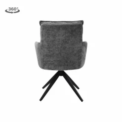 Tower Living Rosora Armstoel - HZ6068-85 grey (draaibaar)