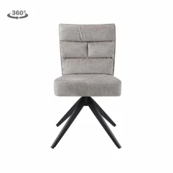 Tower Living Rosora Stoel - HZ6068-04 beige (draaibaar)