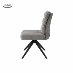 Tower Living Rosora Stoel - HZ6068-04 beige (draaibaar)