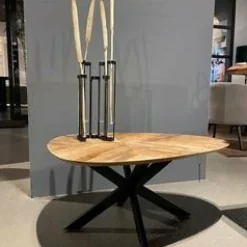 Tower Living Salontafel Pianella eivormig - 130x80 – naturel