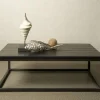 Tower Living Salontafel Paterno Mango zwart rechthoekig