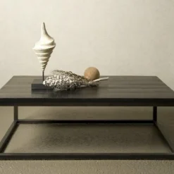 Tower Living Salontafel Paterno Mango zwart rechthoekig