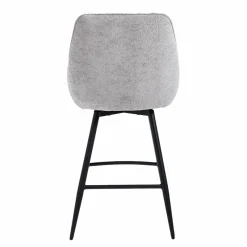 Tower Living Trino Barstoel - fabric Trenza 08 oyster (draaibaar)