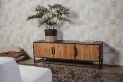 Tower Living Tv meubel Felino Teak 3 deurs