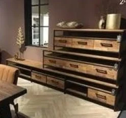 Tower Living TV meubel Livorno Teak - diverse maten
