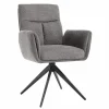 Tower Living Varzo Armstoel - Toro 5 grey (draaibaar)