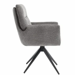 Tower Living Varzo Armstoel - Toro 5 grey (draaibaar)