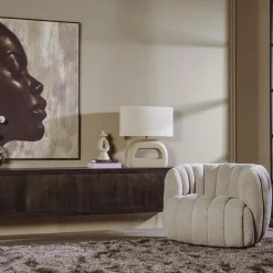 Tower Living Verdi Fauteuil- Maloy 31 beige (draaibaar)