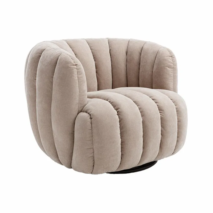 Tower Living Verdi Fauteuil- Maloy 31 beige (draaibaar)