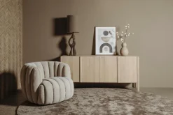 Tower Living Verdi Fauteuil- Maloy 31 beige (draaibaar)