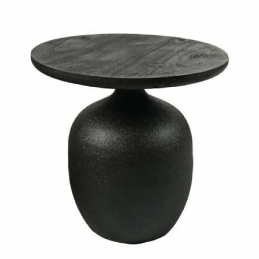 Tower Living Vigo Bijzettafel zwart 45 cm