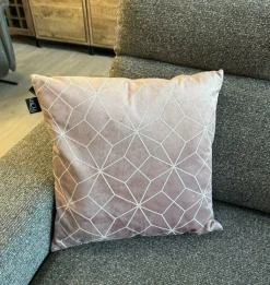Unique Living Kussen Cilou 45x45cm - oud roze