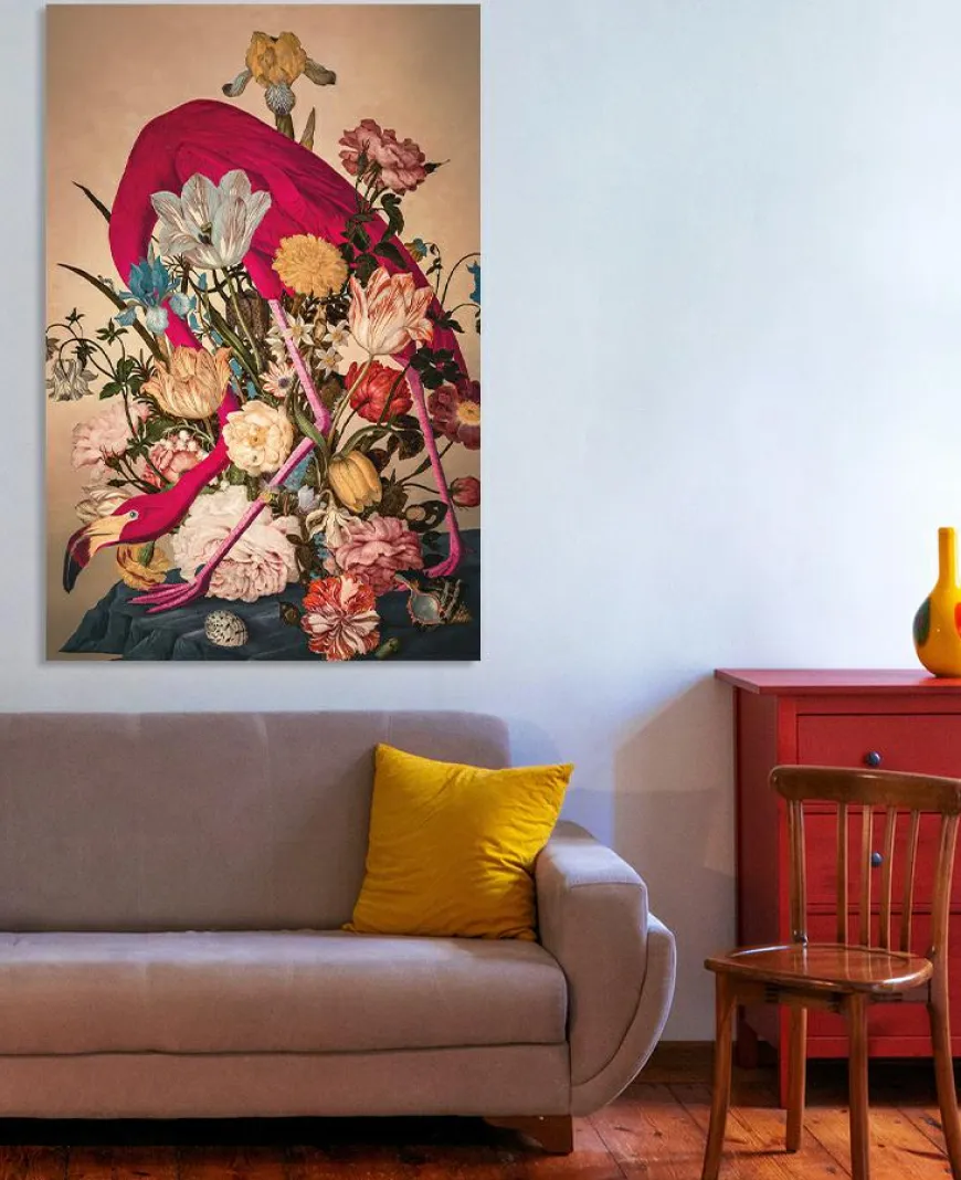 Wandkraft American Flamingo