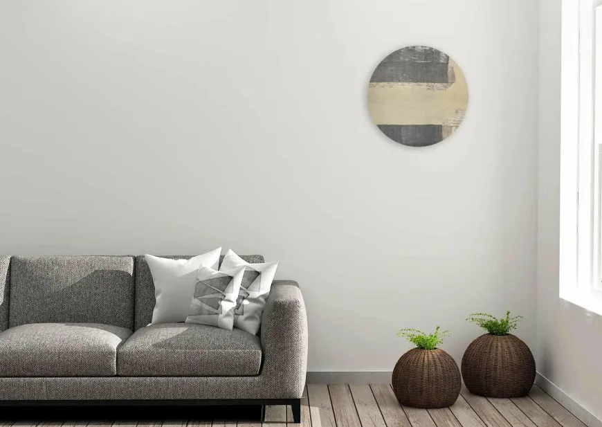 Wandkraft Art Crafts 006 - rond schilderij