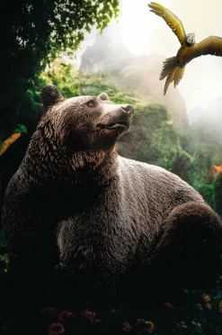 Wandkraft Bear