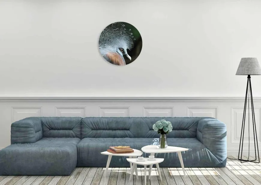 Wandkraft Bright Wings 004 - rond, vierkant of rechthoekig