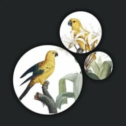 Wandkraft Bright Wings 027 - Set van 3