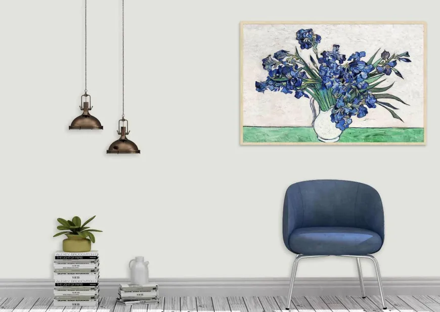 Wandkraft Irises by Vincent van Gogh