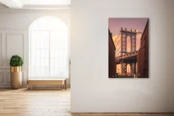 Wandkraft Manhatten Bridge from Brooklyn Street