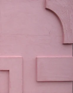 Wandkraft Optimism II in Pink Beton Ciree 80 x 100 cm