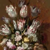 Wandkraft Still life with flowers by Hans Bollongier