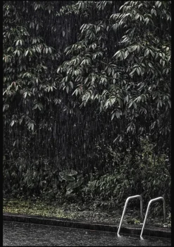 Wandkraft Swimming Pool in Rainforest