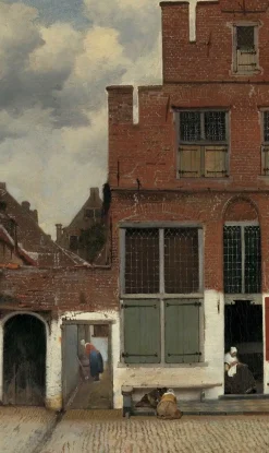 Wandkraft The Alley by Johannes Vermeer