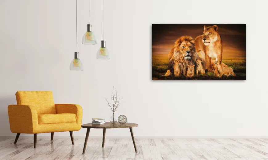 Wandkraft The Lion Family