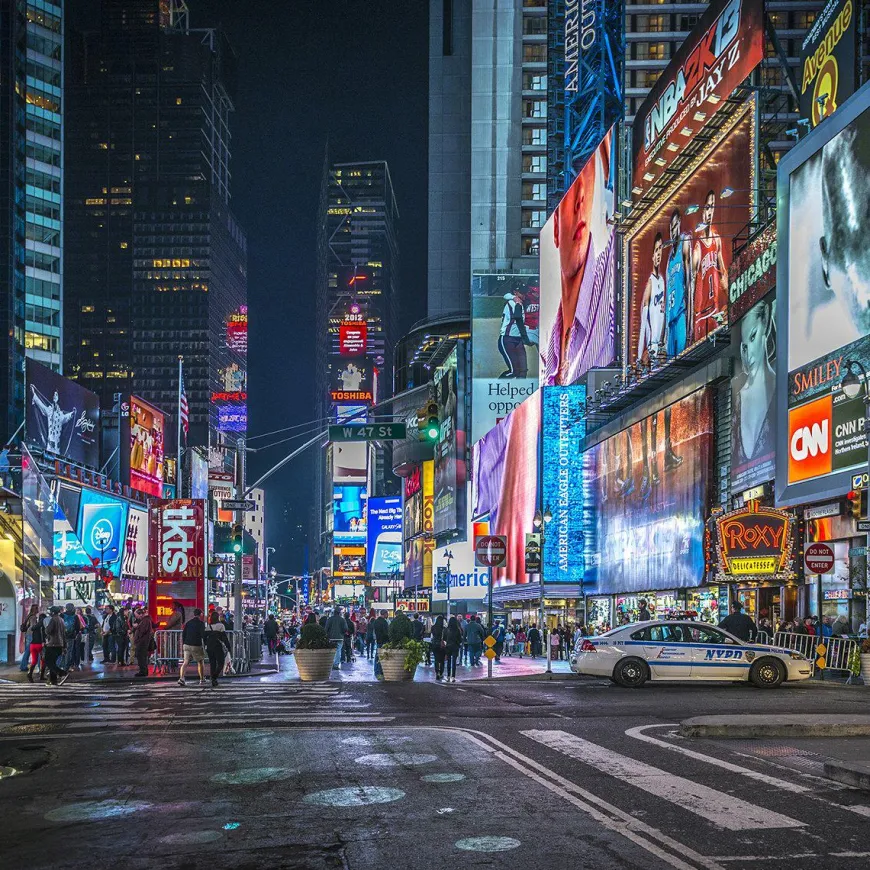 Wandkraft Time Square