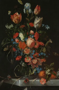 Wandkraft Vase with Flowers by Jan Davidsz. de Heem