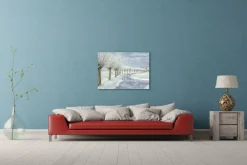 Wandkraft Winter in Holland