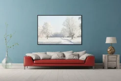 Wandkraft Winter Meadow