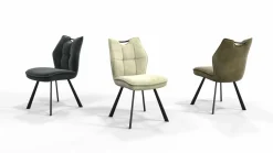Wildeboer & v/d Weide Eettafelstoel Mabel zonder arm - stof C-Adore 110