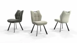 Wildeboer & v/d Weide Eettafelstoel Mabel zonder arm - stof C-Adore 110
