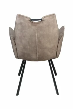 Wildeboer & v/d Weide Eettafelstoel Mabel met arm - stof C-Adore 211
