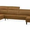 WoonMax Bank Armstrong - Cabrio Cognac - Ottomane - 3zits tussenelement - chaise longue - Showroommodel