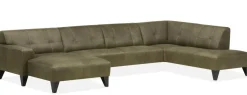 WoonMax Bank Power C3 Zorro Chaise longue, 3 zits tussenelement, hoek en ottomane