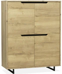 WoonMax Barkast Puerto Natur 4 deurs showroommodel