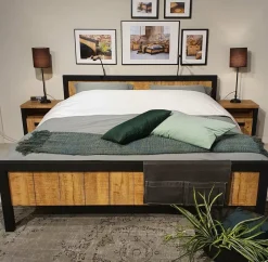 WoonMax Bedframe Fire mango - Diverse afmetingen